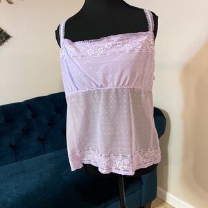 Jezebel Lavender Lace Camisole